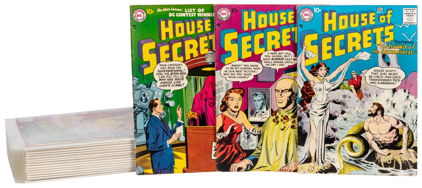  House of Secrets Group of 21 (D.C. Comics, 1957-61) Conditi...