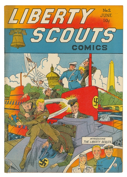  Liberty Scouts Comics #2 (Centaur, 1941) Condition: GD. Pau...