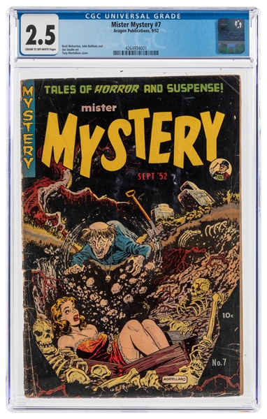  Mister Mystery #7 (Aragon Publications, 1952) CGC GD+ 2.5 C...