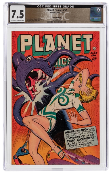  Planet Comics #52 White Mountain Pedigree (Fiction House, 1...