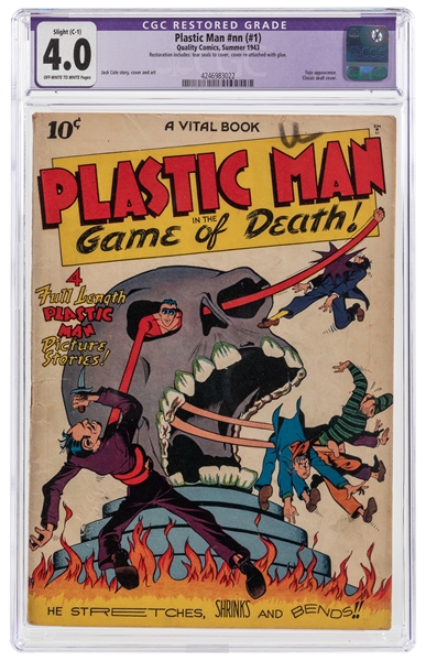  Plastic Man #nn (#1) (Quality Comics, 1943) CGC Apparent VG...