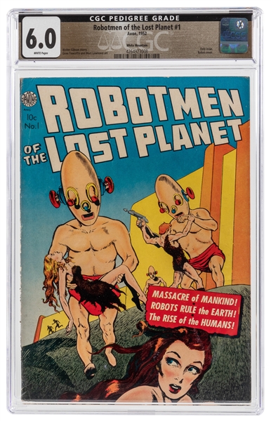  Robotmen of the Lost Planet #1 White Mountain Pedigree (Avo...