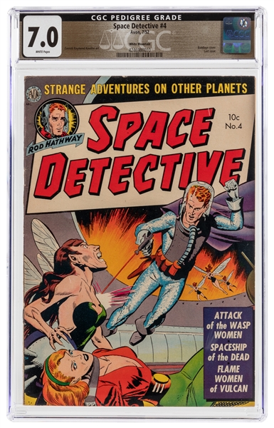  Space Detective #4 White Mountain Pedigree (Avon, 1952) CGC...