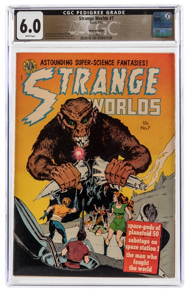  Strange Worlds #7 White Mountain Pedigree (Avon, 1952) CGC ...