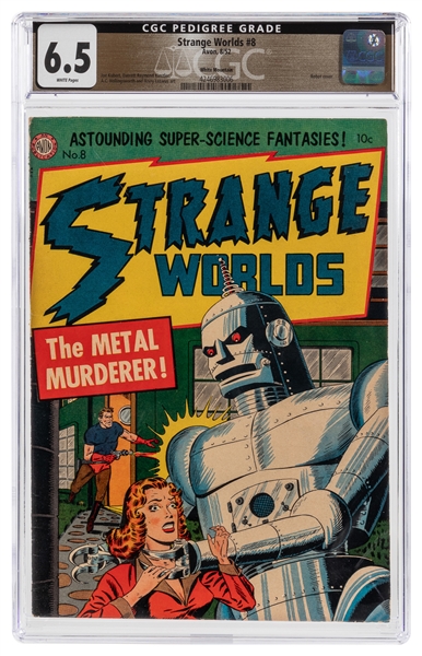  Strange Worlds #8 White Mountain Pedigree (Avon, 1952) CGC ...