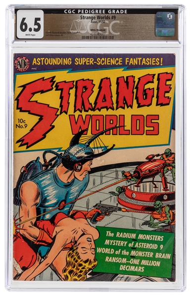  Strange Worlds #9 White Mountain Pedigree (Avon, 1952) CGC ...