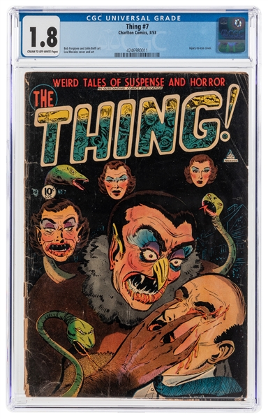  Thing #7 (Charlton Comics, 1953) CGC GD- 1.8 Cream to off-w...