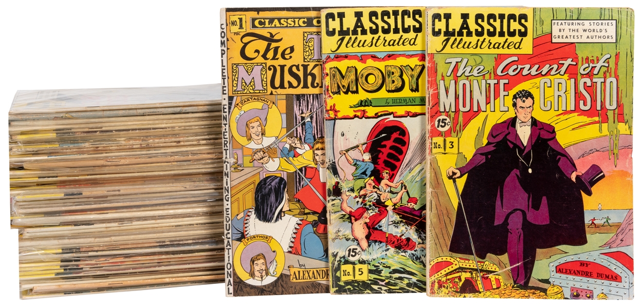  Classics Illustrated Comics Group of 51 (Gilberton, 1940s-6...