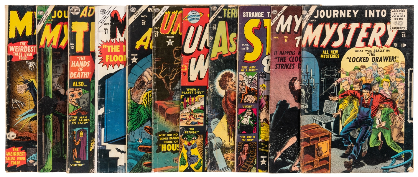  Pre-Code Horror and Early Mystery Comics Group of 11 (Atlas...