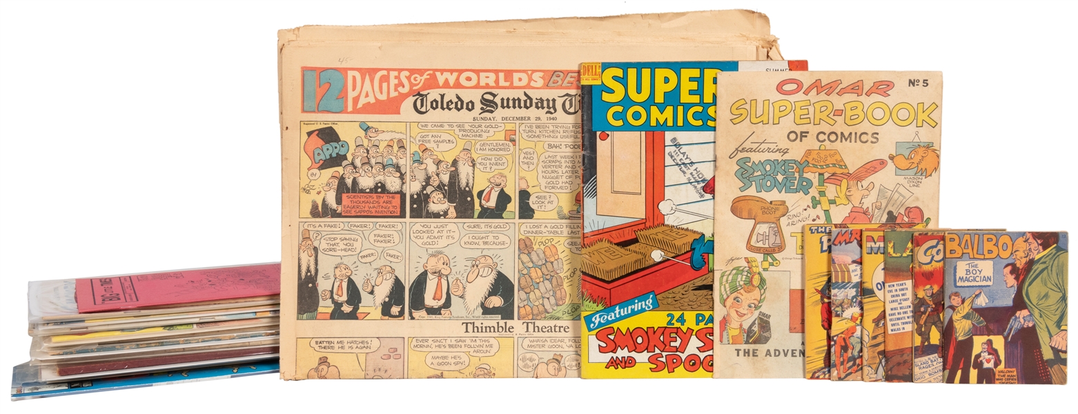  Collection of 24 Various Comics and Newspaper Strips (Vario...