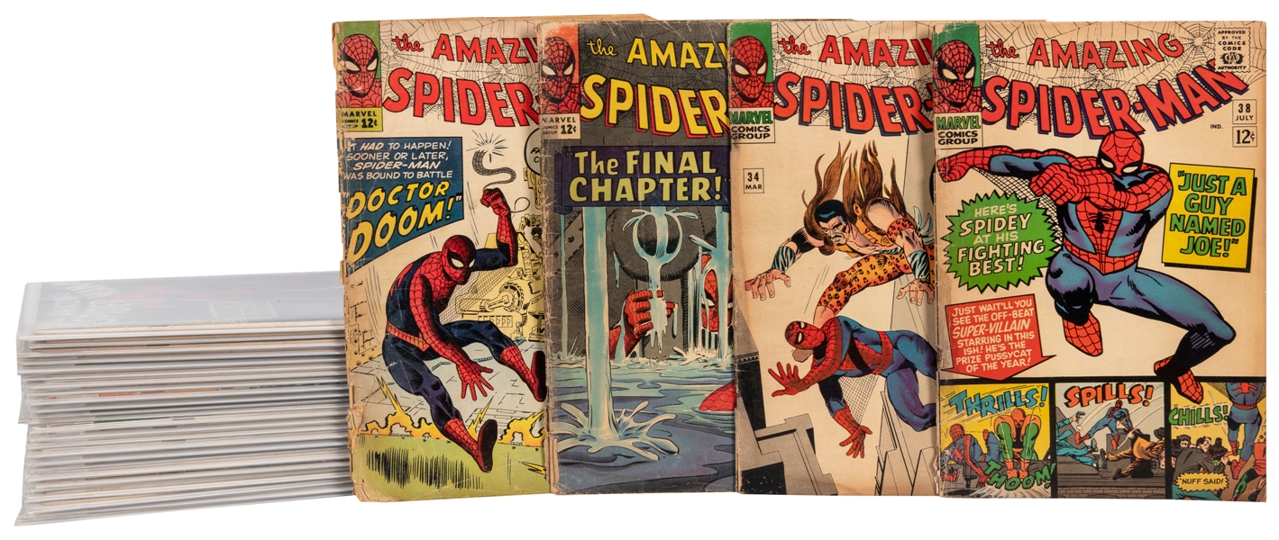  Amazing Spider-Man Group of 29 Comic Books (Marvel, 1963-71...