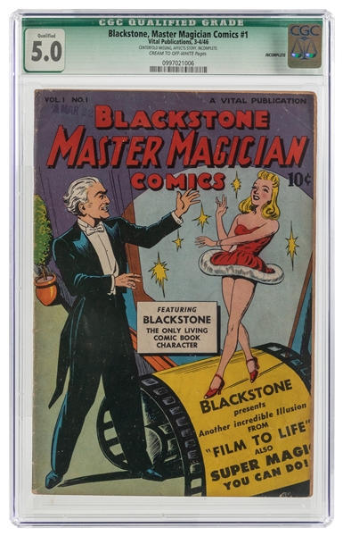  Blackstone the Master Magician Comics #1-3 (Vital Publicati...