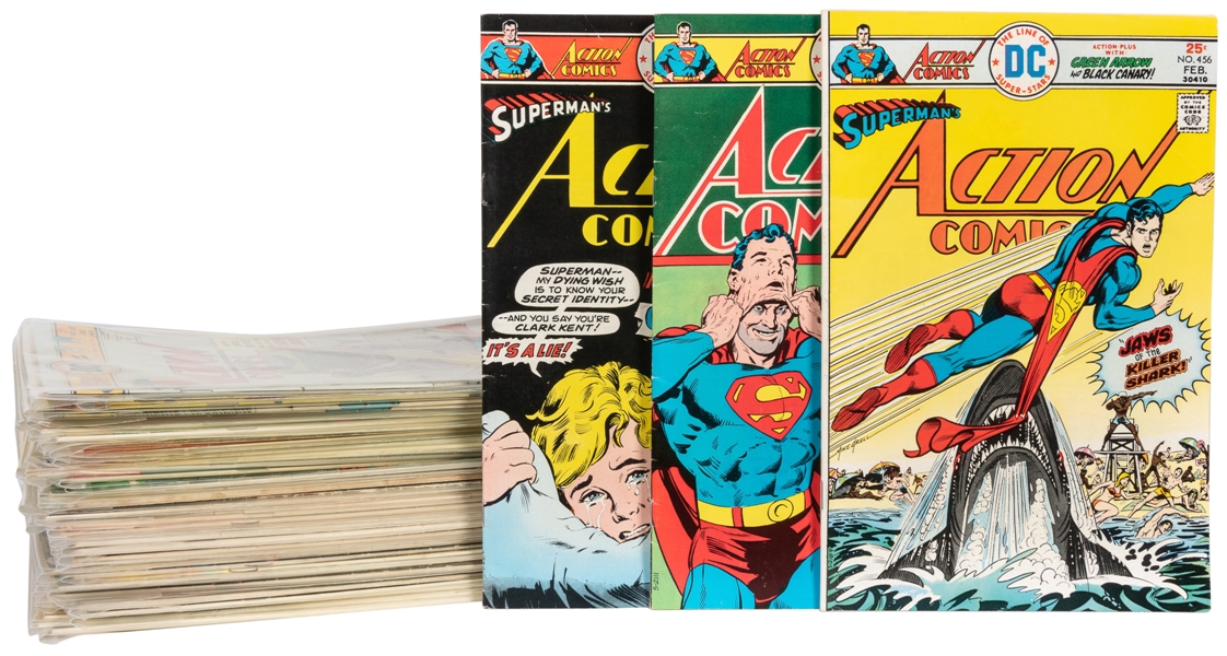  Action Comics Group of 51 (DC Comics, 1962-77) Condition: A...