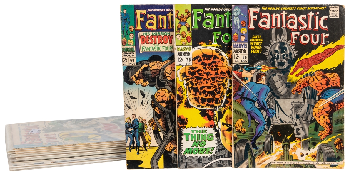  Fantastic Four Group of 15 (Marvel Comics, 1968-78) Conditi...