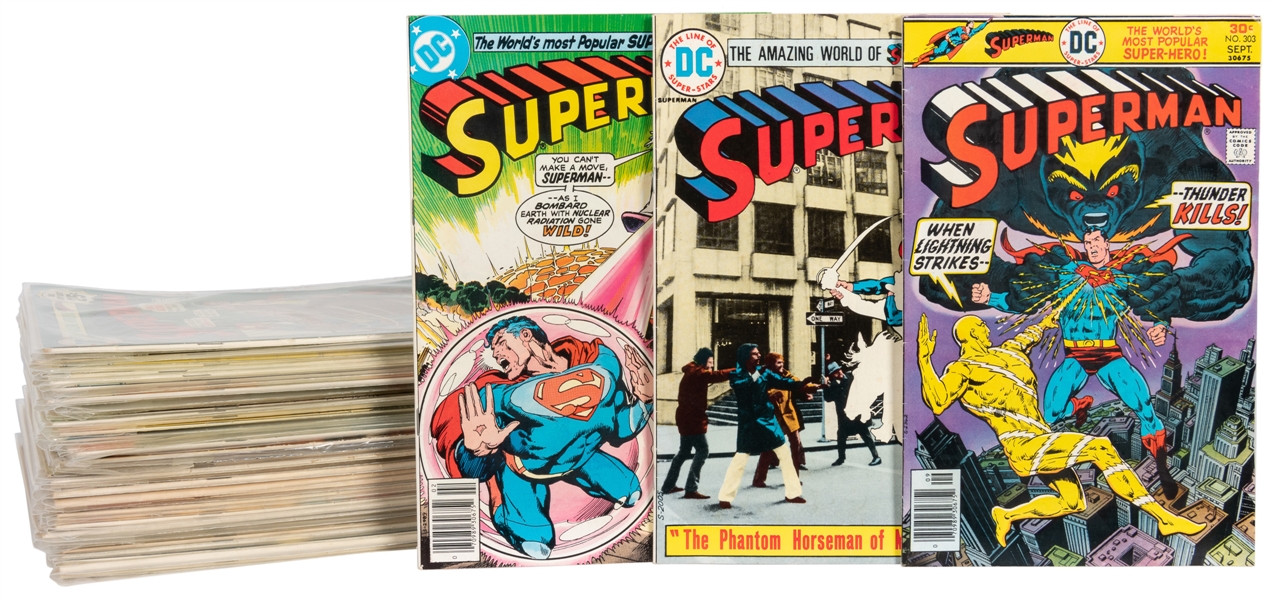  Superman Group of 51 (DC Comics, 1967-77) Condition: Averag...