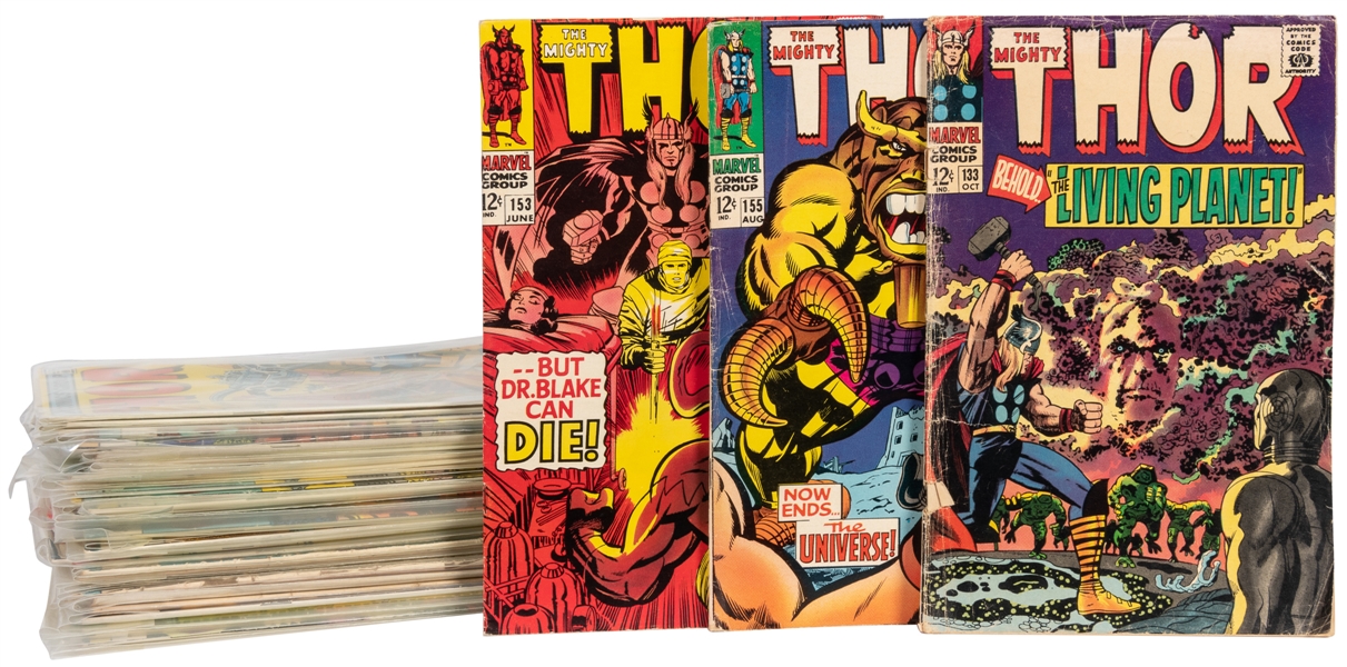  The Mighty Thor Group of 44 (Marvel Comics, 1966-77) Condit...