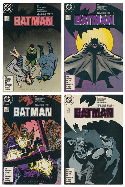  Group of 4 Issues of Batman, the Entire “Year One” Storylin...