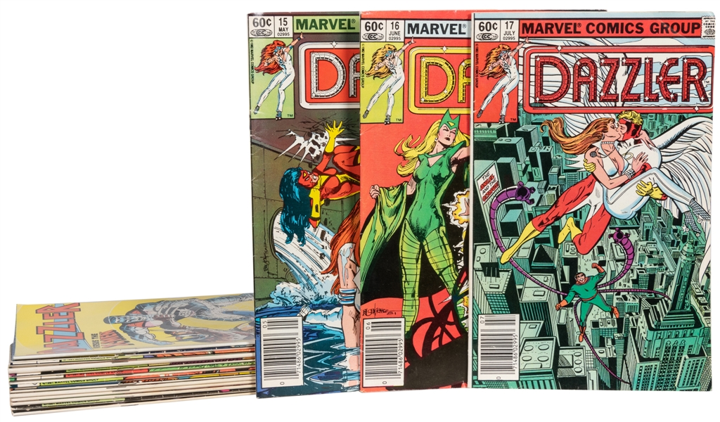  Dazzler, a Group of 17 Comics (Marvel Comics, 1981-1985) Co...