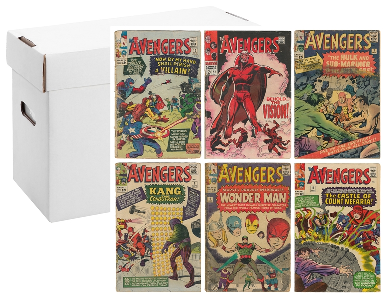  The Avengers Group of 74 Comic Books (Marvel, 1964-72) Cond...