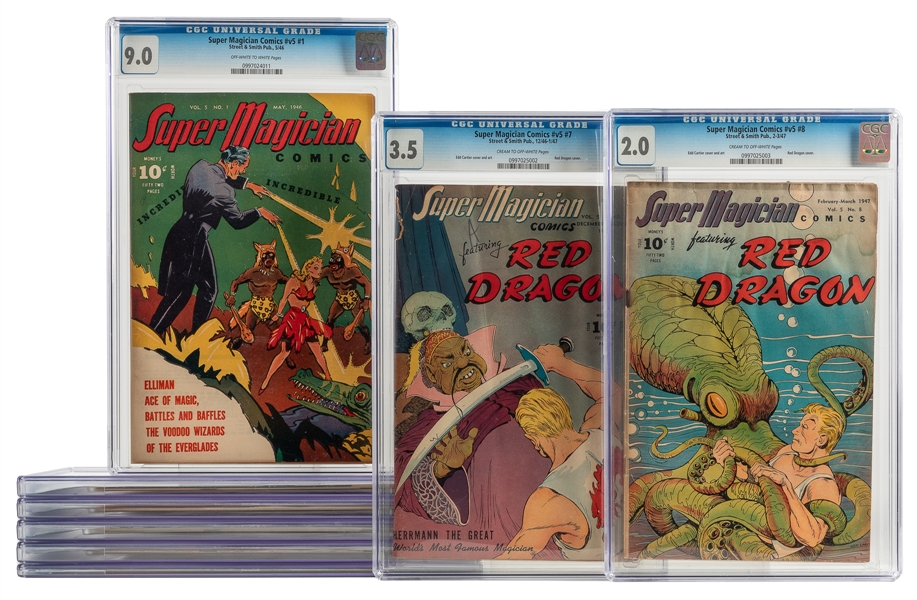  Super Magician Volume 5 #1-8 Run of CGC-Graded Comic Books ...