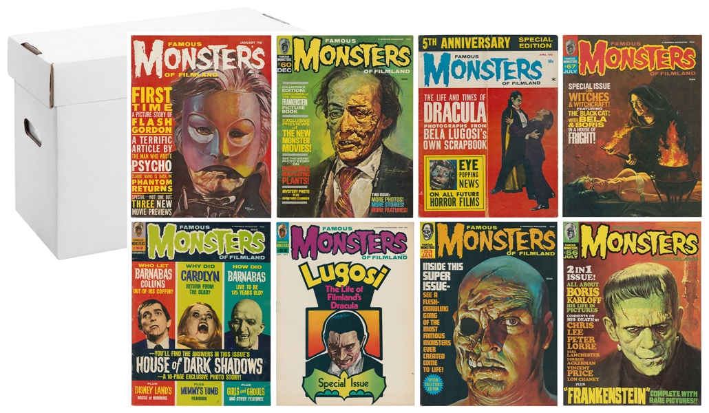  Famous Monsters of Filmland Group of 76 Issues (Warren, 196...