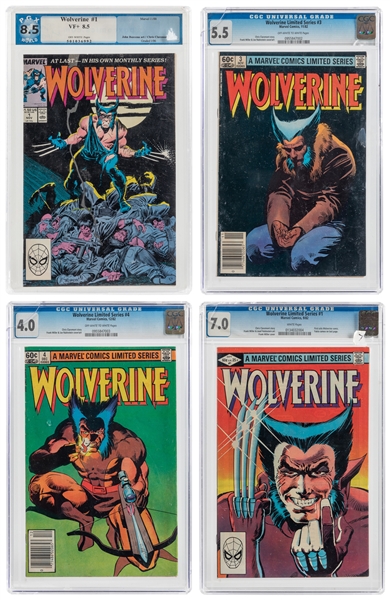  Wolverine Group of 4 Comics (Marvel, 1982-88). Includes: Wo...