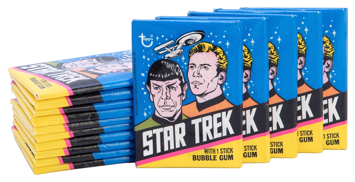  1976 Topps Star Trek Wax Packs Lot of 15. All unopened wax ...