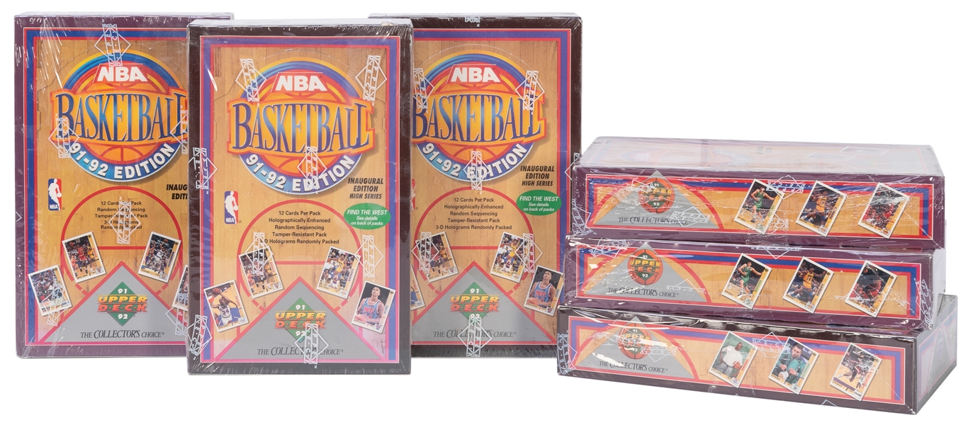  1991-92 Upper Deck Basketball Inaugural Edition / High Seri...