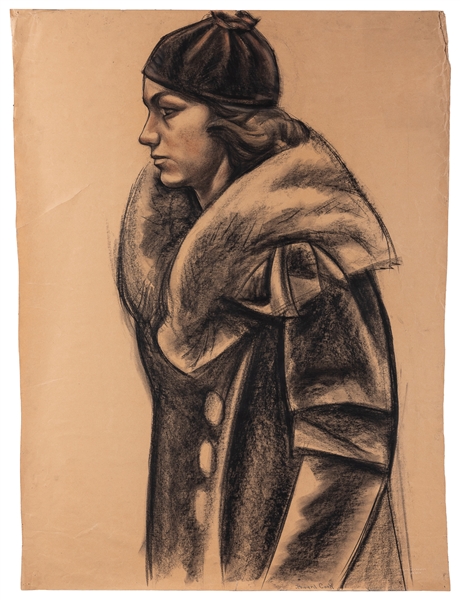  COOK, Howard N. (American, 1901-1980). Portrait of Betty Kn...