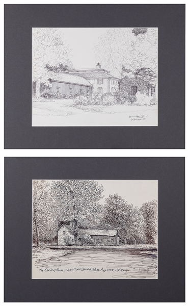  PHELPS, John E. (American, 1907-2002) Four structures from ...