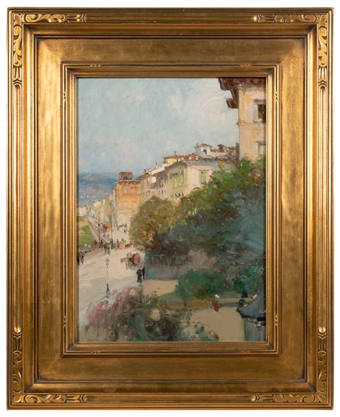  GROVER, Oliver Dennett (American, 1861-1927). River Arno, F...