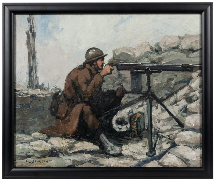  [WORLD WAR I ART]. LEONARD, Charles (“Charly”) (Belgian, 18...