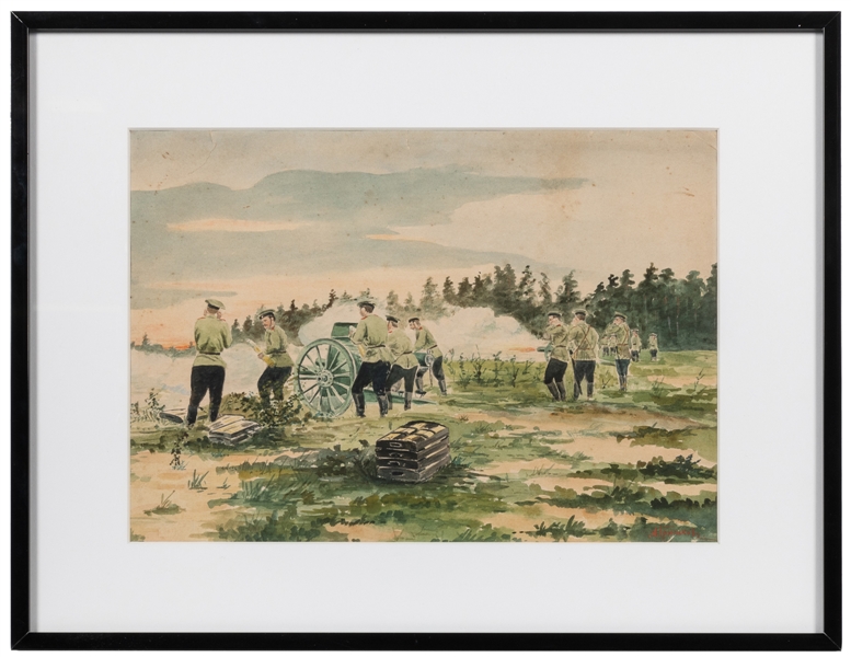  [WORLD WAR I ART]. GRISHKOV, Anatoly (Russian, 19th century...