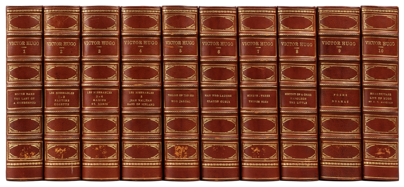  [BINDINGS]. HUGO, Victor (1802-1885). The Works of Victor H...