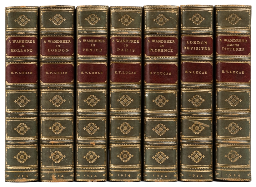  [BINDINGS]. LUCAS, Edward Verrall (1868-1938). A Wanderer.....