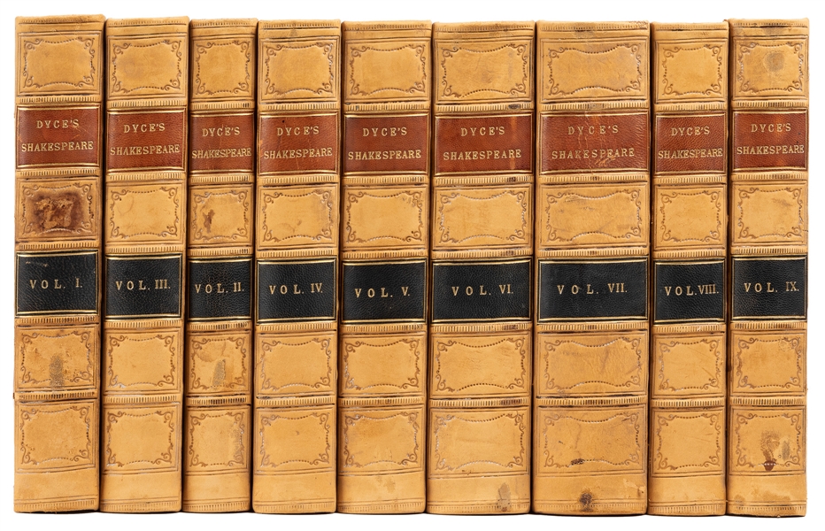  [BINDINGS]. SHAKESPEARE, William (1564-1616). -- DYCE, Alex...