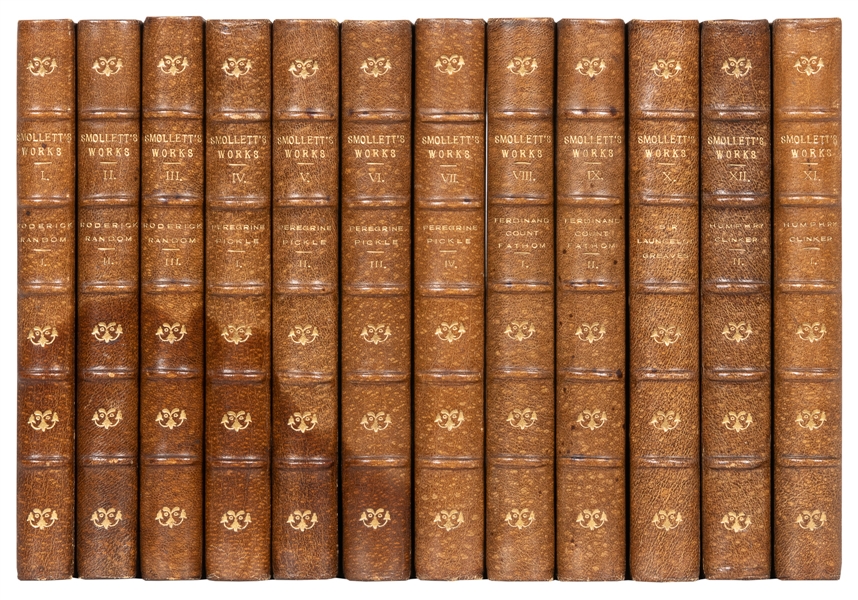  [BINDINGS]. SMOLLET, Tobias (1721-1771). The Works of… Edit...