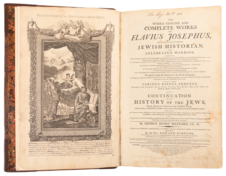  [BLAKE, William, contributor (1757-1827)]. JOSEPHUS, Flaviu...