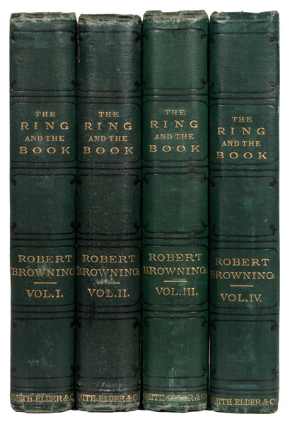  BROWNING, Robert (1812-1889). The Ring and The Book. London...