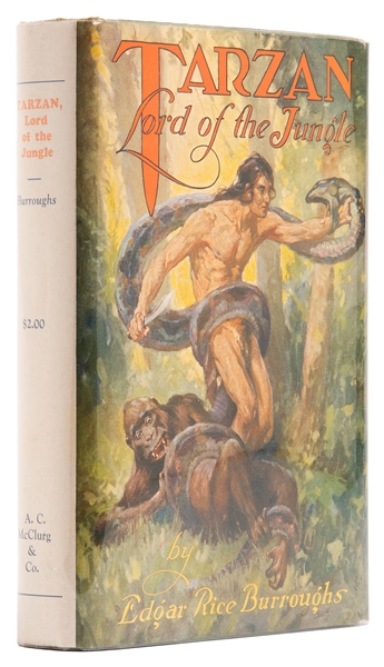  BURROUGHS, Edgar Rice (1875-1950). Tarzan Lord of the Jungl...