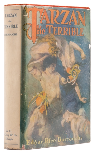  BURROUGHS, Edgar Rice (1875-1950). Tarzan the Terrible. Chi...