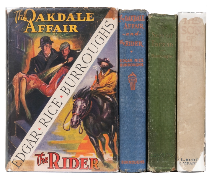  BURROUGHS, Edgar Rice (1875–1950). A group of 4 titles, inc...