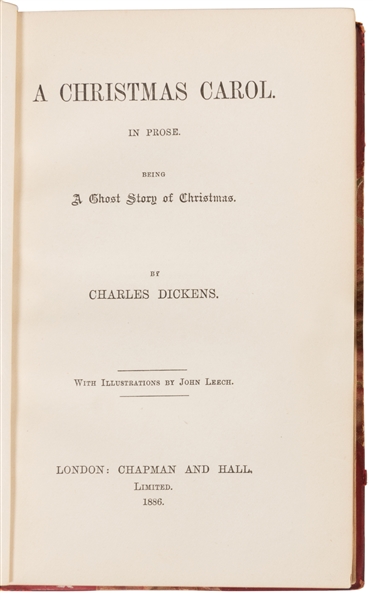  DICKENS, Charles (1812–1870). [Christmas Books]. London: Ch...