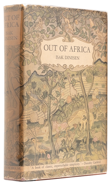  DINESEN, Isak [Karen Blixen] (1885-1962). Out of Africa. Ne...