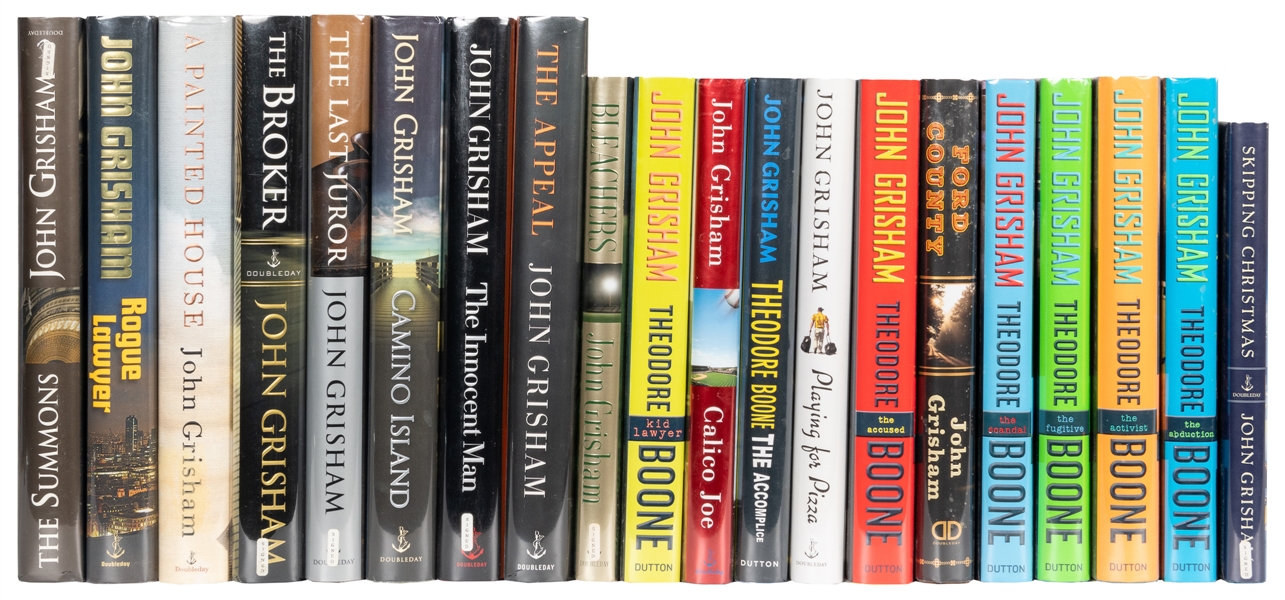  GRISHAM, John. A group of 44 first editions, including 34 s...