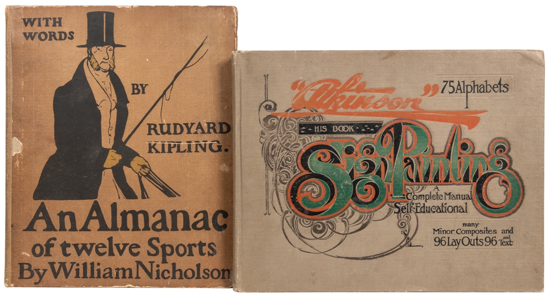  [ILLUSTRATED BOOKS]. A pair of titles, including: NICHOLSON...