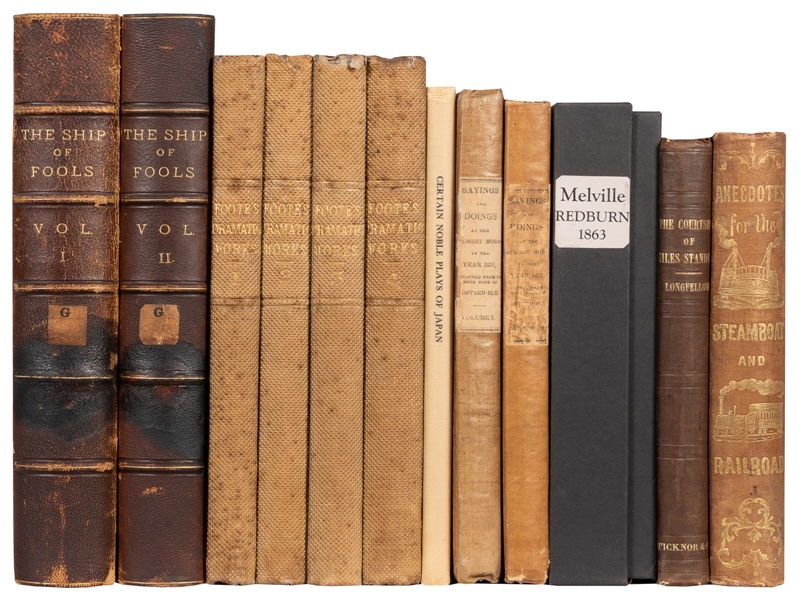  [LITERATURE]. A group of 7 titles in 12 volumes. [V.p., v.d...