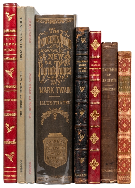  [LITERATURE]. A group of 8 antiquarian titles. [V.p., v.d.,...