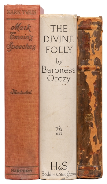  [LITERATURE]. A group of 3 titles including: ORCZY, Barones...