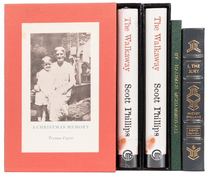  [LITERATURE]. A group of 4 signed, limited editions and 1 u...